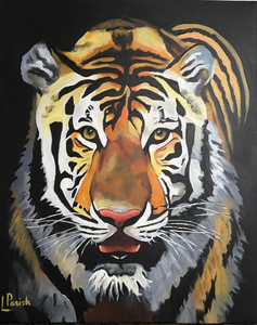 “Mike, the Tiger” - (c)2025 Lauren Parish Art