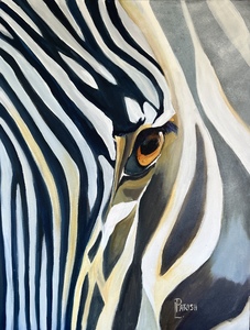 That Zebra, though! - (c)2025 Lauren Parish Art