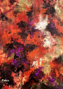 Violet in Ashes - (c)2026 Lauren Parish Art