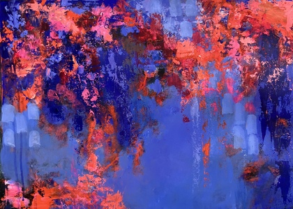 Snowing Loudly - (c)2026 Lauren Parish Art