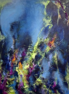 Echoes in Ultramarine - (c)2026 Lauren Parish Art