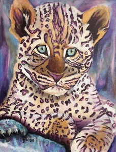 Iddy Bit's Leopard - (c)2026 Lauren Parish Art